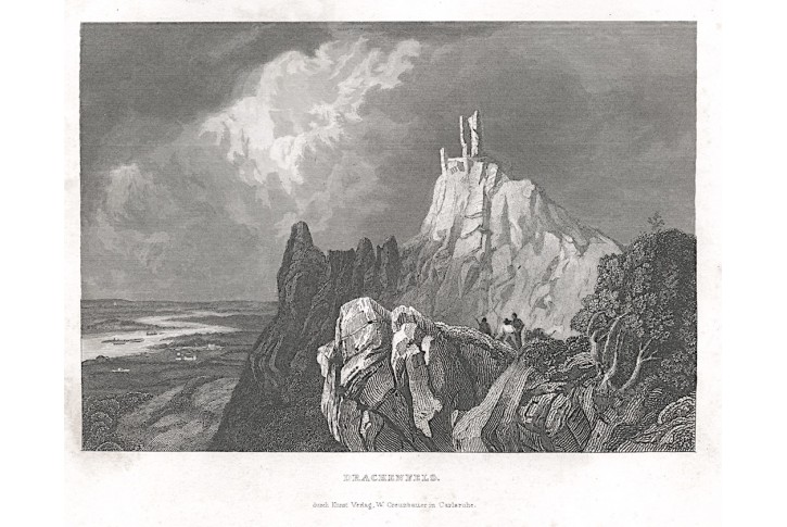 Drachenfels, oceloryt, 1850