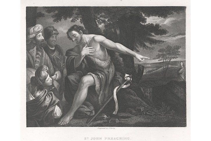 Jan Křtitel II. , Jones, oceloryt (1860)