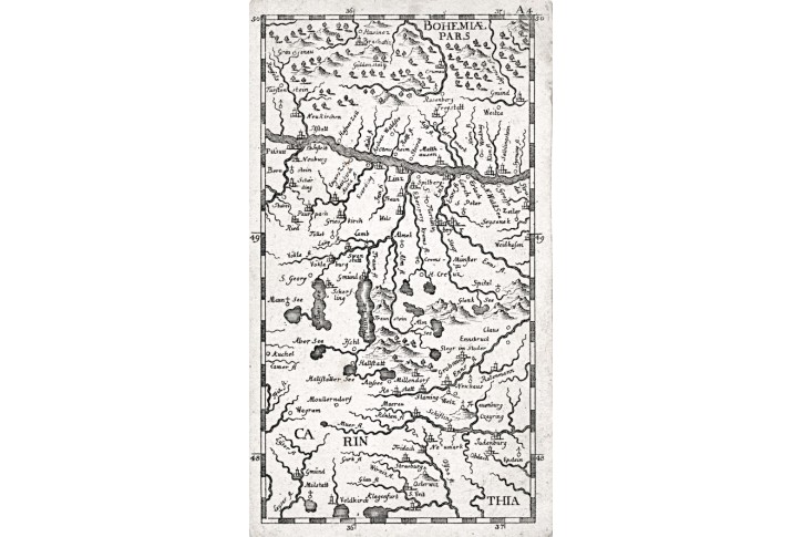 Bohemia Carinthia, , mědiryt, (1710)