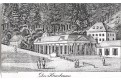 Mariánské Lázně Kreuzbrunn, litografie, 1828