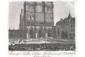 Paris Notre Dame 1790, mědiryt, 