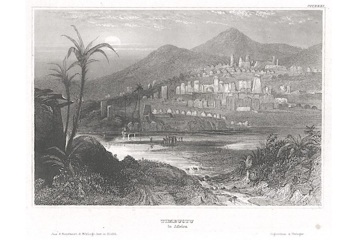 Timbuktu, Meyer, oceloryt, 1850