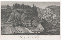 Naila Hölle Vitriol und Alaunhütte, mědiryt , 1797