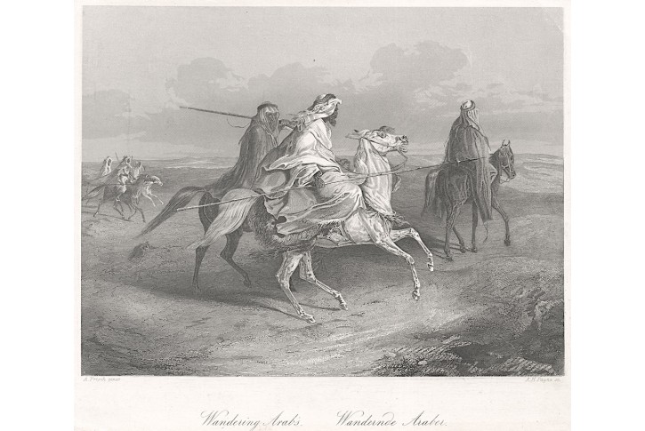 Arabové, Payne, oceloryt 1860