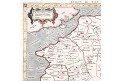 Mercator Ptolemaus - Gallia, mědiryt, 1578