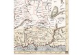Mercator Ptolemaus - Gallia, mědiryt, 1578
