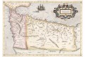 Mercator Ptolemaus - Africae I., mědiryt, 1578