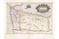 Mercator Ptolemaus - Africae I., mědiryt, 1578