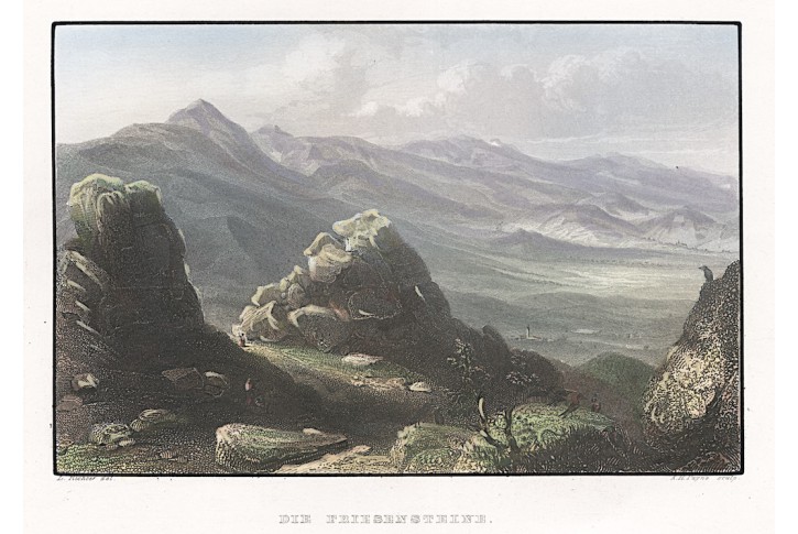 Skalniky - Friesensteine, kolor. oceloryt, 1841
