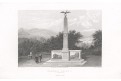 Kynžvart Památník Františka I., , oceloryt, 1840