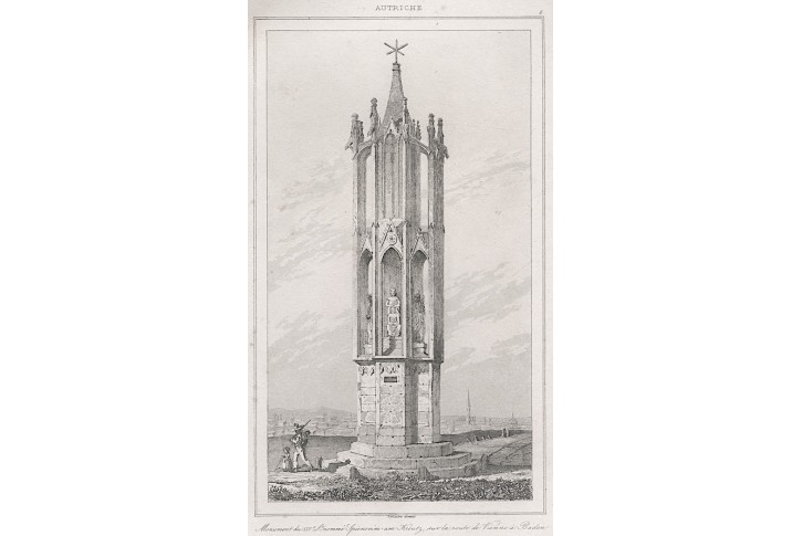 Wien Neustadt, Le Bas, oceloryt 1842