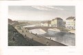 Wien Schlag - Brücke, kolor. oceloryt 1823