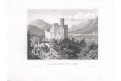 Trento hrad, Meyer, oceloryt, 1850