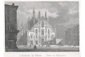 Milano Dom, oceloryt, (1840)