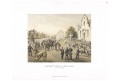 Všestary - Chlum, Curland, litografie 1867