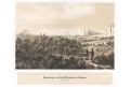 Horní Věstonice - Mušov, Curland, litografie 1867