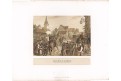 Aschaffenburg, Curland, litografie 1867