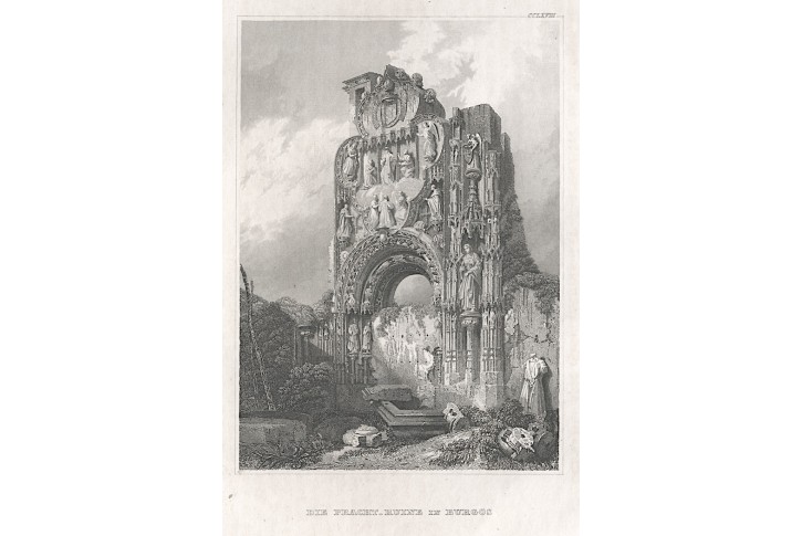 Burgos ,Meyer, oceloryt, 1850