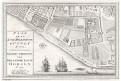 Chinsurah Bengalsko, Schley,  mědiryt 1747