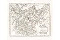 Vaugondy - Delamarche : Saxe, mědiryt 1806