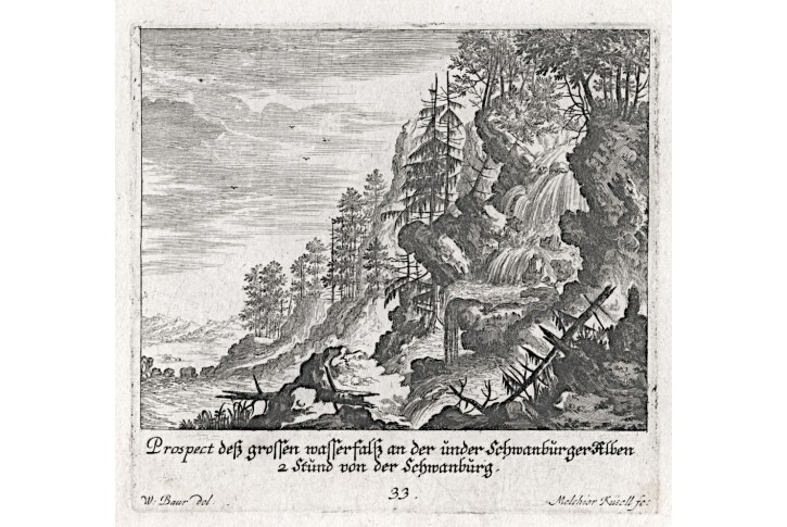 Küssel M., Schwamburg, mědiryt , 1681