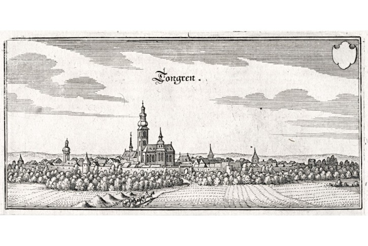 Tongern, Merian,  mědiryt,  1647