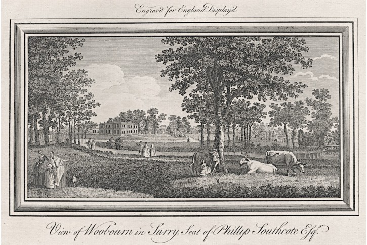 Woobourn in Surry, mědiryt, (1790)