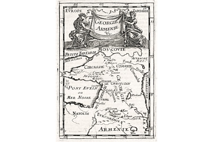 Georgie Armenie, Mallet, mědiryt, 1683