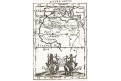 Afrika Sahara, Mallet, mědiryt, 1683