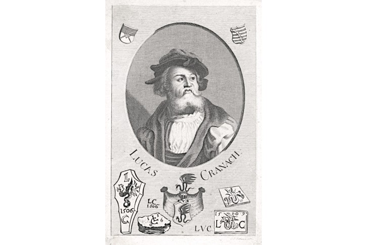 Cranach Lucas, oceloryt, 1854