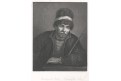 Rembrandtův otec, Payne, oceloryt, (1860)
