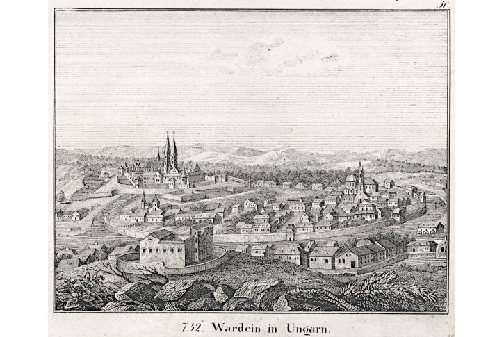 Oradea - Varadín, Neue Bildergal., litografie,1837