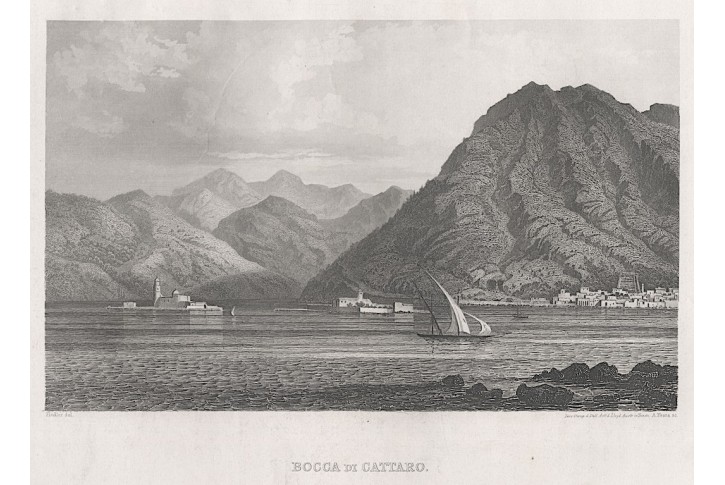 Boka Kotorska, Lloyd, oceloryt, 1851