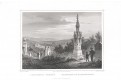 Kolozsvár hřbitov, oceloryt 1857