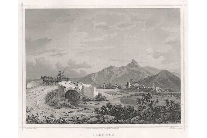 Siria - Vilagos, Rohbock ,  oceloryt 1857