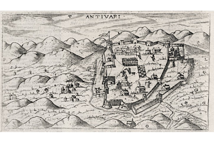 Bar - Antivari, Lasor a Varea, mědiryt, 1713