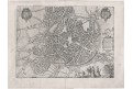 Mecheln, Braun Hogenberg., mědiryt, 1581