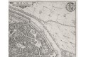 Mons, Braun Hogenberg., mědiryt, 1581