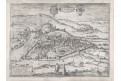 Namur, Braun Hogenberg., mědiryt, 1575