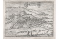 Namur, Braun Hogenberg., mědiryt, 1575