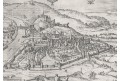 Namur, Braun Hogenberg., mědiryt, 1575