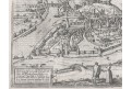 Namur, Braun Hogenberg., mědiryt, 1575