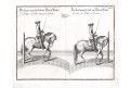 Jezdecká škola I.,Cavendisch, mědiryt, (1700)