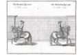 Jezdecká škola II.,Cavendisch, mědiryt, (1700)