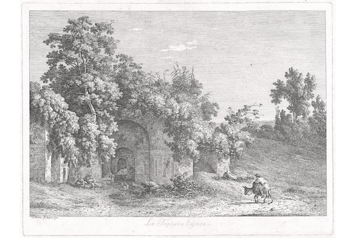 Mechau I. W.. Fontana Egeria, lept, 1792