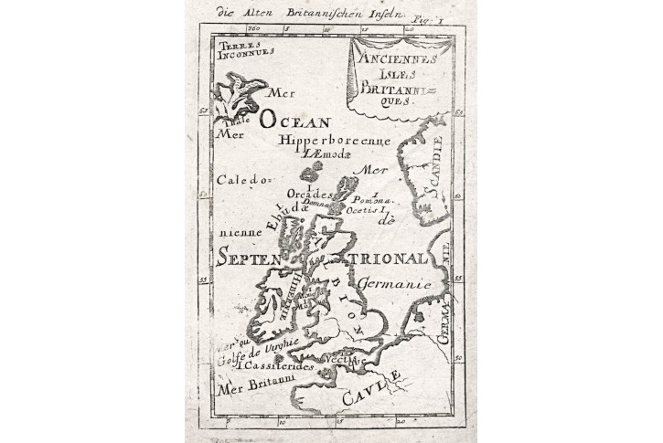 Británie, Mallet, mědiryt, 1719