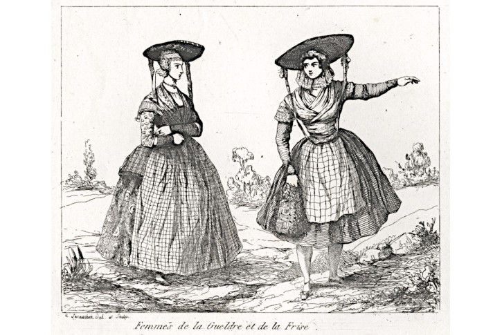 Friesland krojemědiryt, 1833