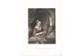 Kuchařka , Payne, kolor. oceloryt, (1860)
