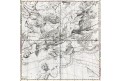 Homann J.B. : Globi Coelestis IV. , mědiryt 1720