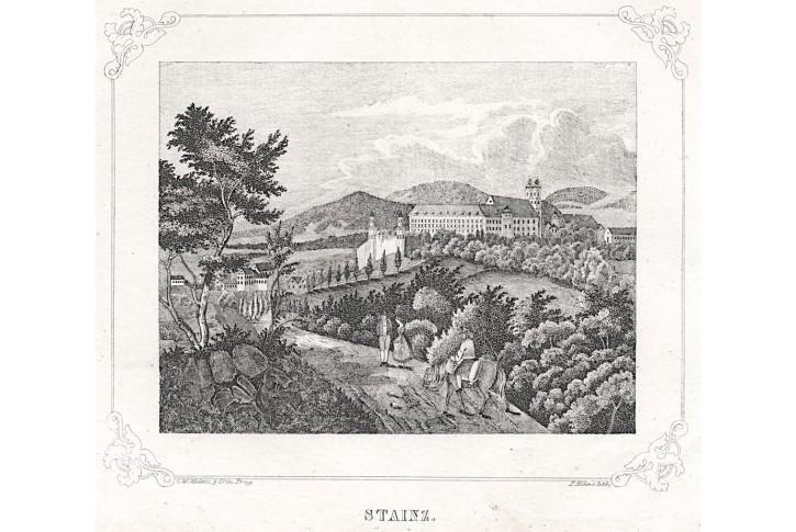Stainz, Medau, litografie, (1840)